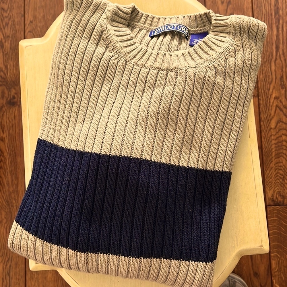 Vintage Structure Crewneck  NWT Sweater